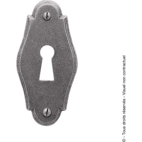 Türrosette Bouvet 1305 Patinierte Eisen 35x70 mm