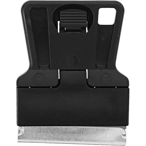 Espátula de plástico compacta para cristales tintados de coches y limpieza de ventanas - Herramienta multifuncional con hoja afilada para eliminar pegatinas y residuos de pegamento (1/5)