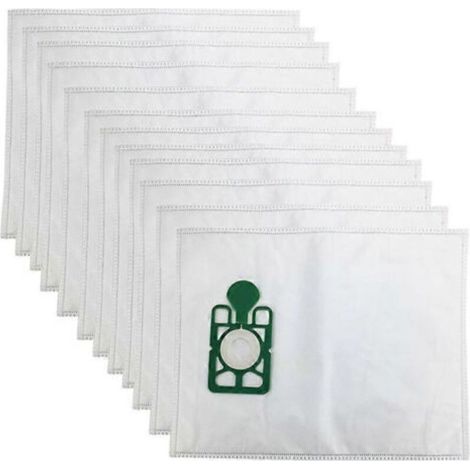 Lot de 12 sacs de rechange pour aspirateur Numatic HVR200, Henry James NVH200 et NR, avec filtre HEPA. (1/5)