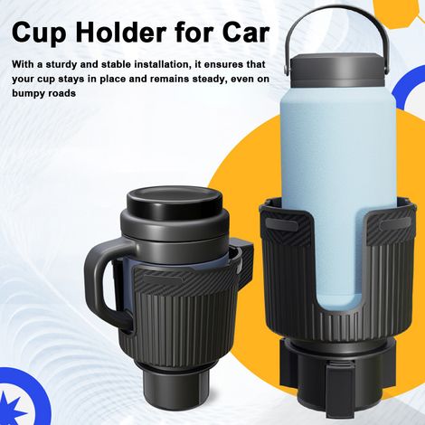 Ej.Life Auto Tapus Expander Getränkeflaschen Verlängerungsadapter für große Flaschen Becher in 3,0-4,4 Zoll (1/5)