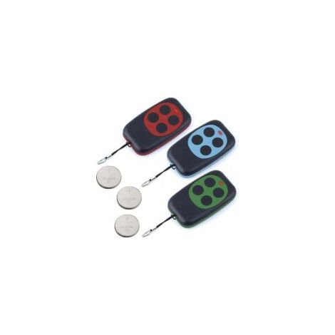 Telecomando universale per cancelli con frequenza di 433,92 MHz per cancelli automatici ad ampio raggio. Elegante telecomando programmabile a codice fisso, batteria inclusa - Crezuo (1/4)