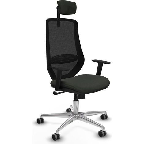 piqueras-y-crespo Mardos Silla de oficina negra confortable (1/3)