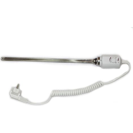 Heizkörper für Badezimmer, 1200 W, 230 V, 1/2" (einstellbar), weiß