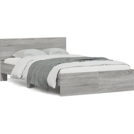 Maison Exclusive - Estructura de cama con cabecero gris Sonoma 12 (1/5)
