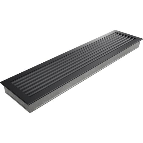 KRATKI griglia di ventilazione griglia per camino FRESH 17cm x 70cm grafite (1/4)