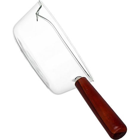 Casserole en verre borosilicate de 400 ml avec poignée pour la cuisson sur la plaque de cuisson - Mini casserole pour le lait et les sauces (1/5)