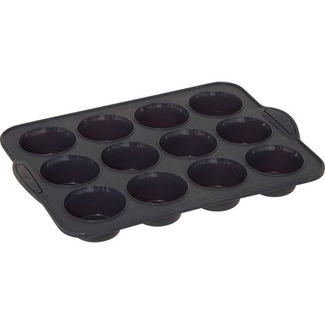 Moule à muffins pour 12 muffins 33x23,5x3,5cm (1/5)