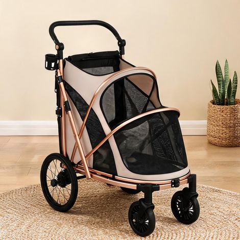 Caisse de transport pour animaux braun 94 x 69 x 118 cm (1/5)