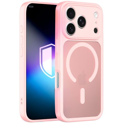 Custodia magnetica 3mk Misty rosa per Apple iPhone 17 Pro. (1/5)