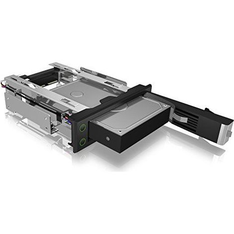Icybox IB-166SSK Bankless Mobile Rack para SATA/SAS HDD de 3.5 pulgadas