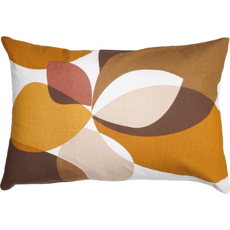 Coussin déhoussable 40 x 60 cm Coton/Polyester imprimé MOUNA (1/5)