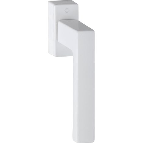 Hoppe Toulon Fenstergriff Secustik 45°VK 7x32-42 mm, Aluminium weiß