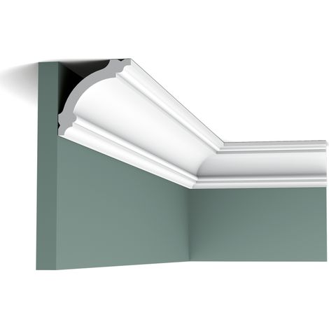 Corniche classique au design linéaire CB511N - L200 x H6,7 x L6,7 cm - ORAC DECOR