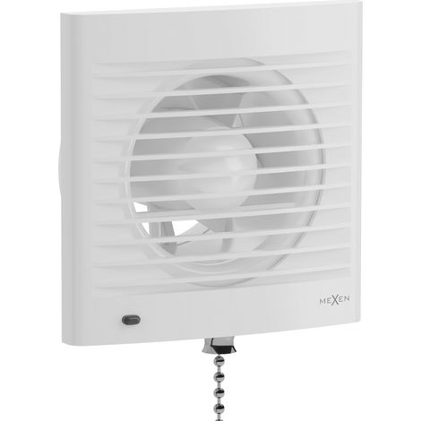 Mexen EXS 100 ventilador de ba帽o, interruptor de cuerda, blanco - W9604-100K-00 (1/5)