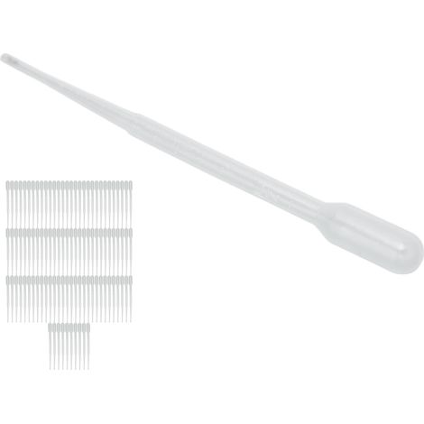 Pipettes de Transfert Graduées en Plastique Transparent pour Cosmétiques et Laboratoire (1/5)