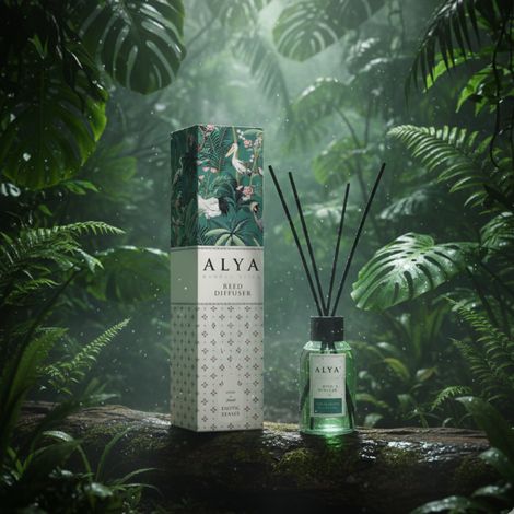 Alya Duftstäbchen mit exotischen Blättern, 100 ml