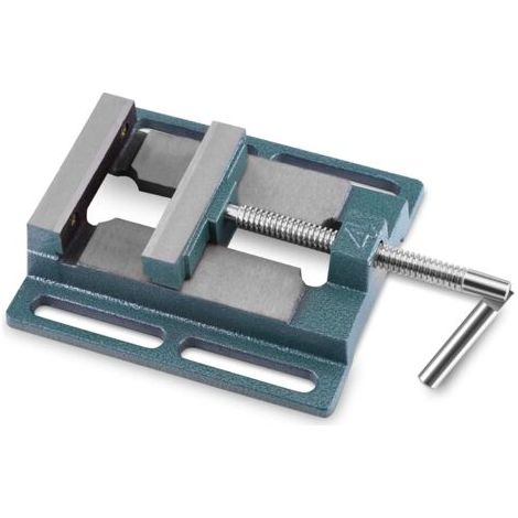 Étau de machine 75 mm, étau de perceuse à colonne avec rail de guidage coulissant pour fraiseuses, perceuses et entretien (1/5)