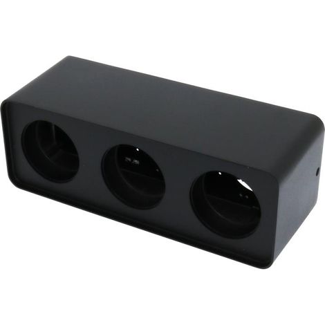 IluminaShop - Aro de Superficie Negro Para 3 Modulos 10W Serie Cobfix (1/3)