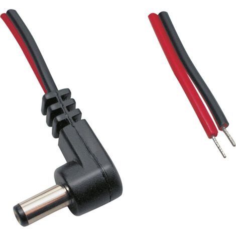 TRU COMPONENTS 1582273 Niedervolt-Anschlusskabel Niedervolt-Stecker - offene Kabelenden 5.5 mm 2.5 m