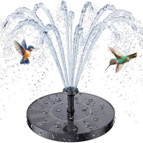 Fuente solar flotante para estanque y bebedero de pájaros. (1/5)