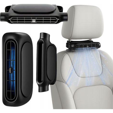 Ventilatore USB per poggiatesta auto, piccolo, con 3 velocità di raffreddamento (1/5)