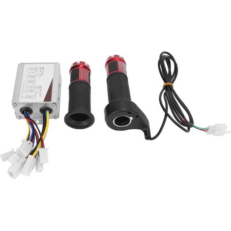 Bedienhebel für 24V 500W Elektrofahrräder, robustes Aluminiumgehäuse, kompatibel mit Fahrrädern und Rollern. (1/5)