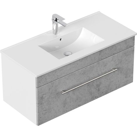 Badmöbel SANTINI 100 SoftClose beton (1/5)