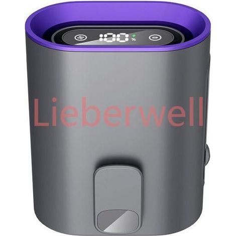 100-Speed Powerful LIEBERWELL Portable Neck Fan, Wearable Fan, USB Rechargeable with Night Light, Hands-Free Cooling (1/5)