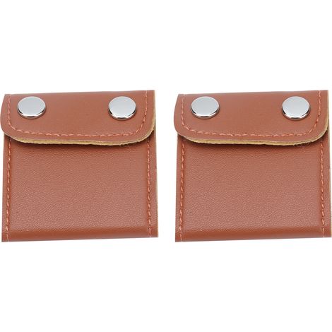 2 Pièces Réhausseurs Ceinture Sécurité Auto Universels, Rétenteurs Ajustables Ceinture Voiture, Couvre-Ceinture Marron (1/5)