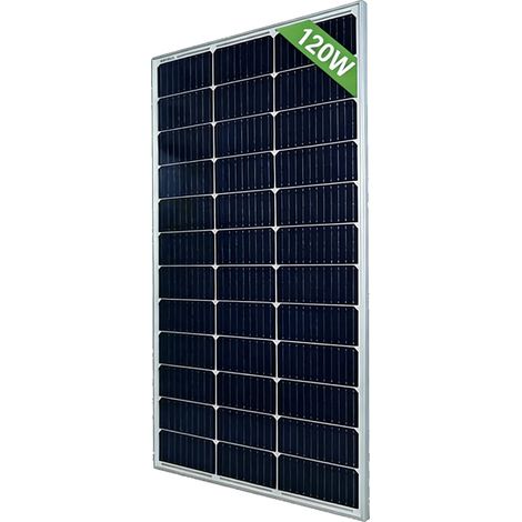 Pannello solare ad alta efficienza, impermeabile, 1 pannello da 120 W (1/2)