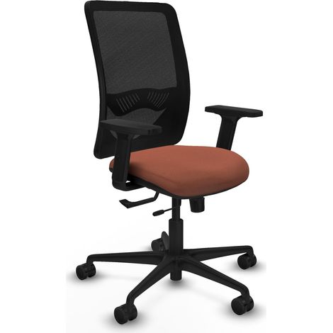 Silla piqueras y crespo Zulema negro reposabrazos ajustables soporte lumbar (1/2)