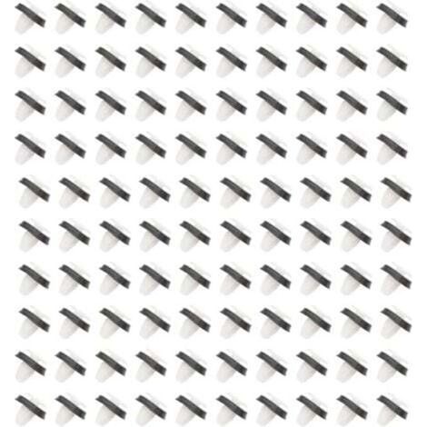100pcs Agrafe Garniture Fixation Clip Panneau Joint Porte Pour Fiat Ducato 71728806,8565.43, 856543 avec Joint en Caoutchouc (1/4)