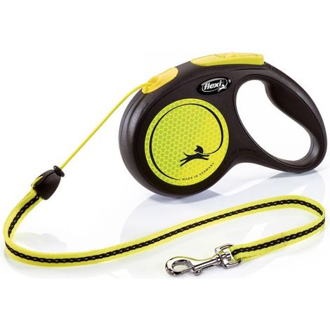 Flexi nouveau non m cordon (5m) jaune