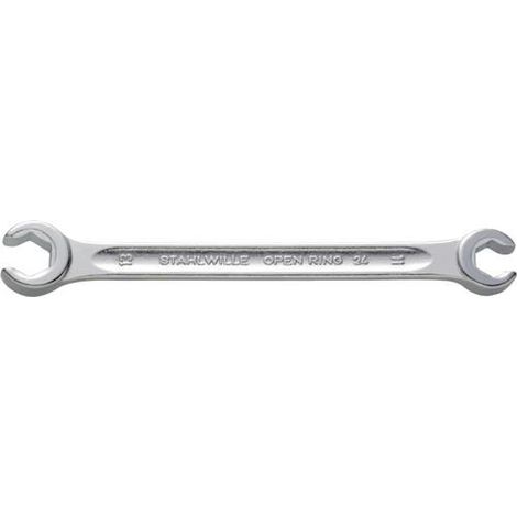 Doppelringschlüssel OPEN-RING 24 11x13mm 170mm m.6kant STAHLWILLE