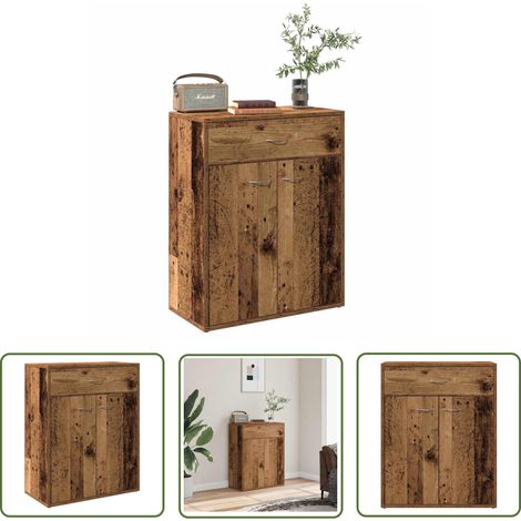 vidaXL Sideboard Altholz-Optik 60x30x75 cm Holzwerkstoff (1/5)