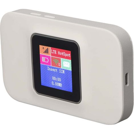 Routeur WiFi Mobile 300 Mbps, Pocket 5G LTE, Point d'Accès Voyage Plug and Play avec Slot Carte SIM, pour Domicile et Entreprises en Europe (1/5)