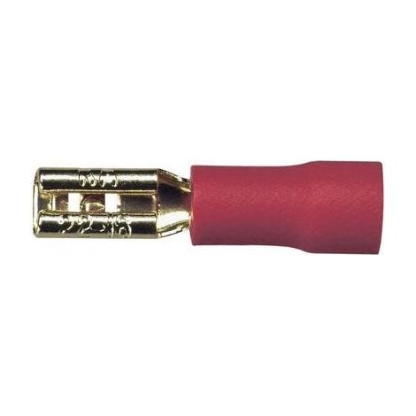Sinuslive FS terminales planas rojas 2,8 mm pack de 10