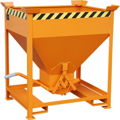 Bauer Südlohn conteneur silo SG 375, peint, jaune-orange