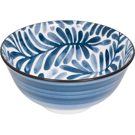 Ciotola umami d15cm foglia blu - Atmosphera créateur d'intérieur
