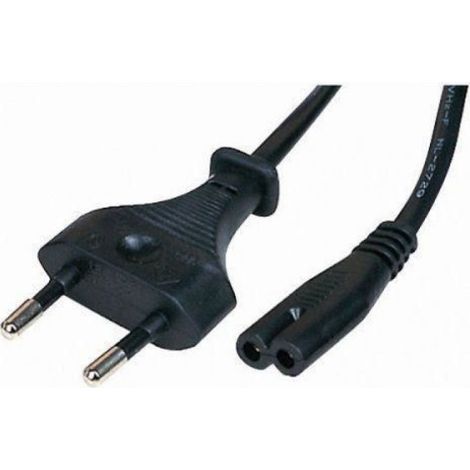 Câble d'alimentation secteur bipolaire 1.80m noir - Prix pas cher - Cdiscount (1/2)