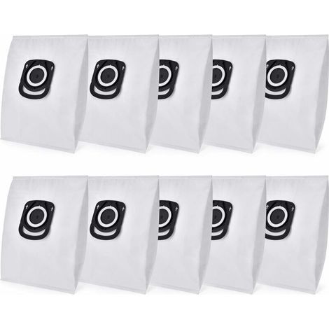 Lot de 10 sacs d'aspirateur - Pour Rowenta Hygiene + ZR200520, Pour Rowenta Compact Power, X-Trem Power et Silence Force