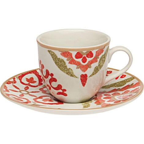 Set 6 tazze caffè con piattino Tognana Orion Game (1/2)