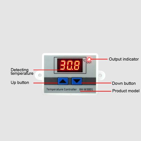 Thermostat numérique étanche 12V 120W, boîtier microprocesseur régulateur de température pour aquarium, chauffage et refroidissement, interrupteur automatique. (1/4)