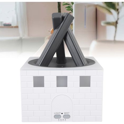 LED-Öldiffusor mit Lagerfeuerflamme, 400 ml, PP/ABS – Ultraschall-Diffusor mit Nachtlicht und automatischer Abschaltung für Büro, Schlafzimmer und Zuhause (1/5)