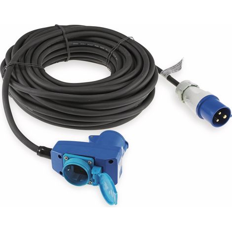 Rallonge CEE CHILITEC 16A/3600W, 3 pôles, 25 m