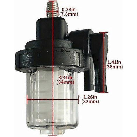 Filtre à carburant 61N-24560-00-00 pour moteur hors-bord Yamaha, 9,9 CV, 15 CV, 20 CV, 25 CV, 30 CV, 40 CV, 55 CV, 48 CV, 50 CV, 55 CV, 60 CV, 70 CV, 75 CV et 90 CV (compatible avec les modèles Yamaha (1/5)