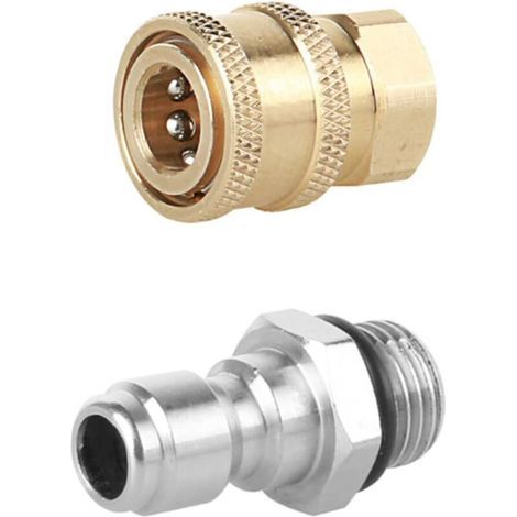Plug Prise Connecteur Haute Pression Attache Suite Masculin M14,Connecteur rapide 1/4 (1/4)