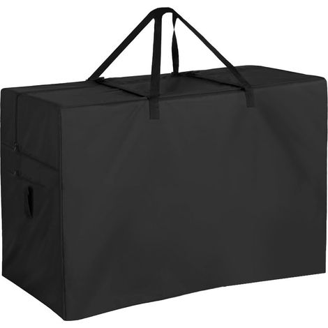 Sac de rangement pliable pour matelas triple pliage, housse anti-poussière en tissu Oxford 420D pour matelas d'invité, oreillers, draps, couvertures, vêtements (66 x 33 x 66 cm) (1/5)