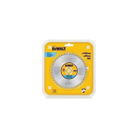 DeWALT Accessori - Lama da sega per alluminio 140x20 mm, 40 denti DT1918 (1/2)