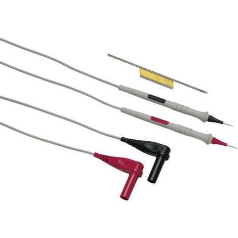 Fluke TL910 Set de cordons de mesure de sécurité Banane mâle 4 mm pointe de test 1.00 m noir, rouge (1/2)